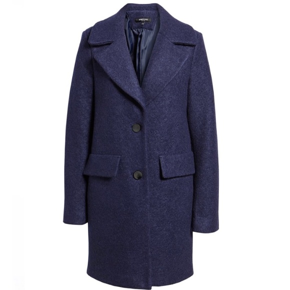 Kenneth Cole New York Wool Blend Bouclé Coat - Picture 2 of 13